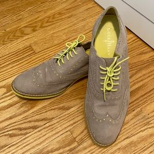 Cole Haan Women’s Suede Alisa Wingtip Oxford Shoes
